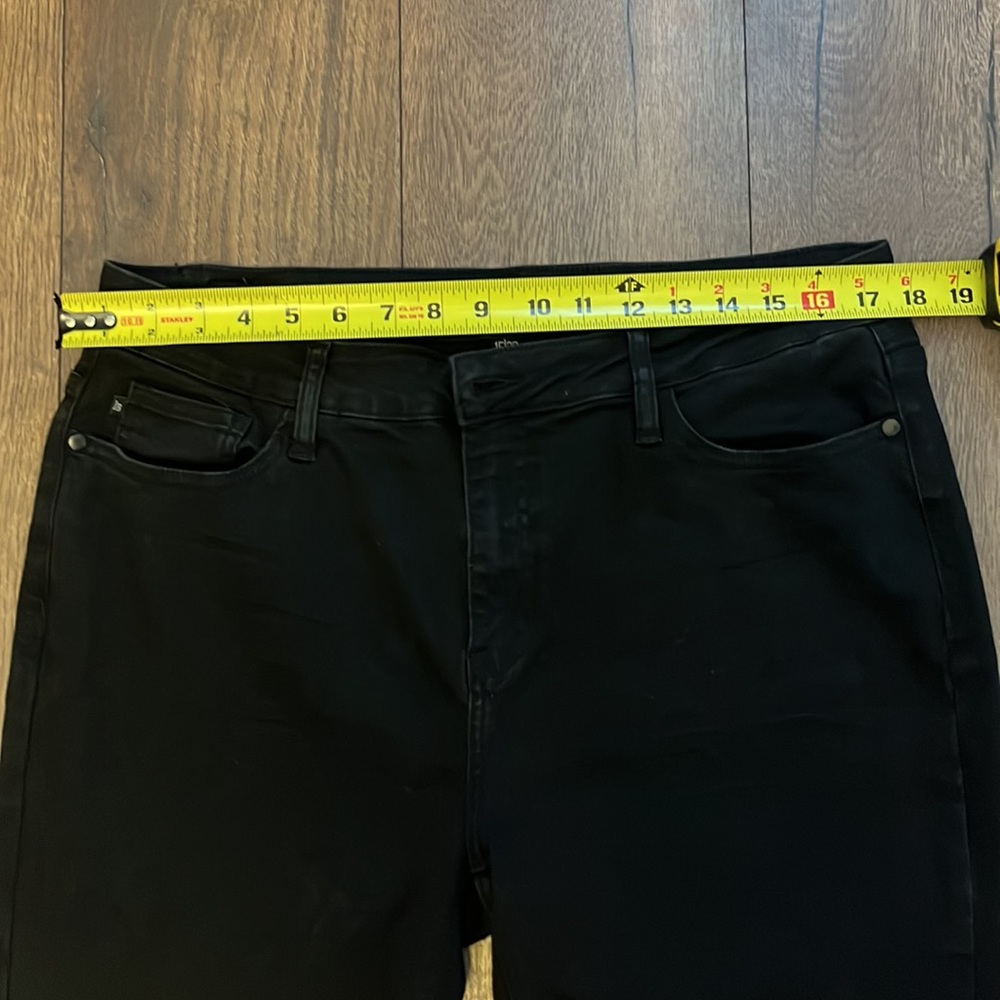 Judy Blue Lola Mid Rise Tapered Straight size 32 black - Picture 10 of 13